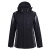 Couples Skiing Jacket for Men and Women: Black XL