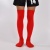 One Size Adult Long Soccer Socks: Red